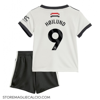 Manchester United Rasmus Hojlund #9 Maglia Gara Terza Repliche 2024-25 Bambino
